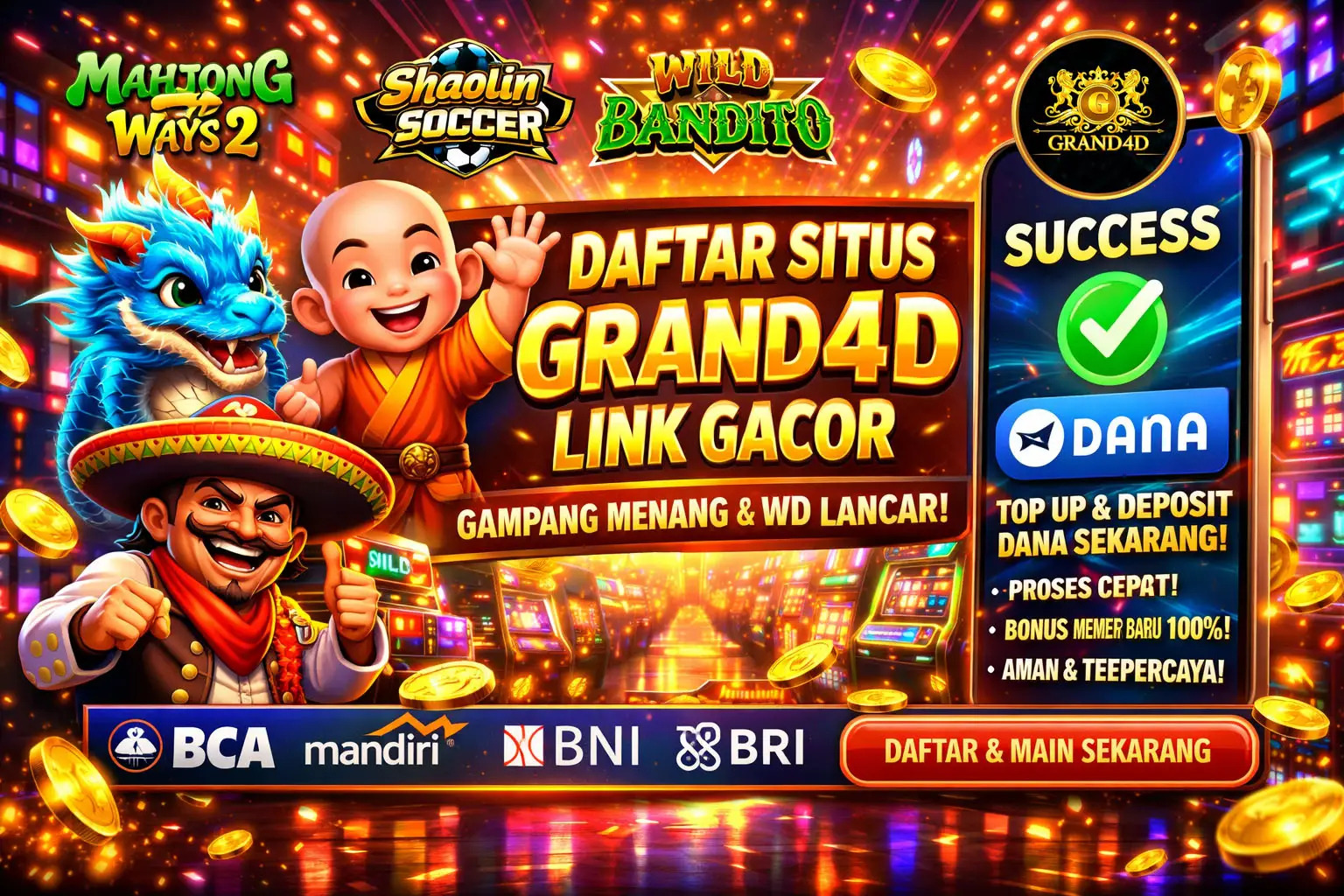 Daftar Situs Grand4D Link Gacor Blank Meme Template