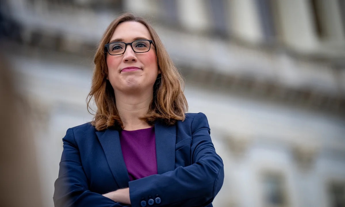 High Quality Sarah McBride Blank Meme Template