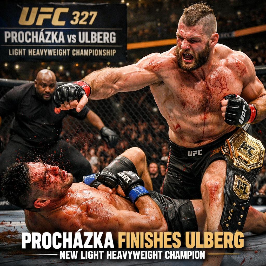 UFC 327: PROCHÁZKA VS ULBERG Blank Meme Template