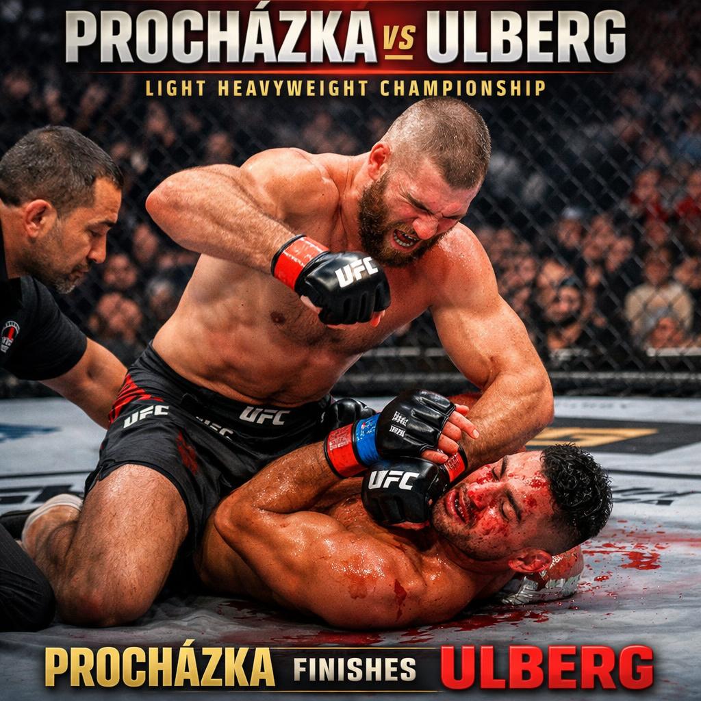 UFC 327: PROCHÁZKA VS ULBERG Blank Meme Template