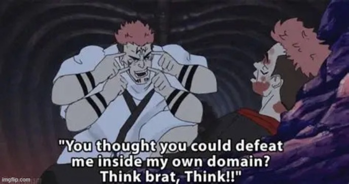 NEW TEMPLATE GUYS! | image tagged in think brat think | made w/ Imgflip meme maker