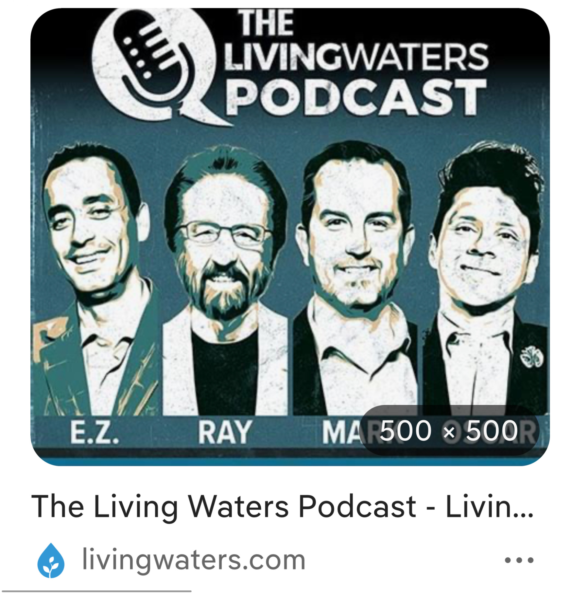 Anyone else listen to the living waters podcast? Blank Meme Template