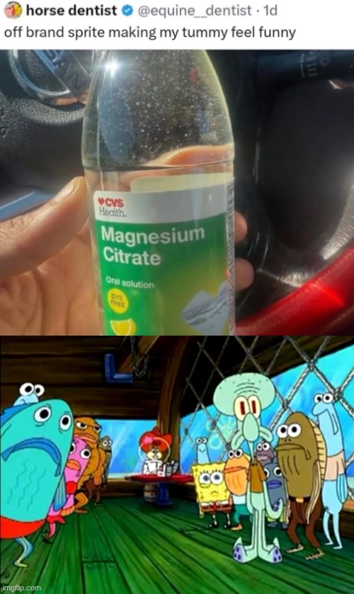 magnesium citrate is a laxative | image tagged in everyone staring at you,sweating,oh no | made w/ Imgflip meme maker