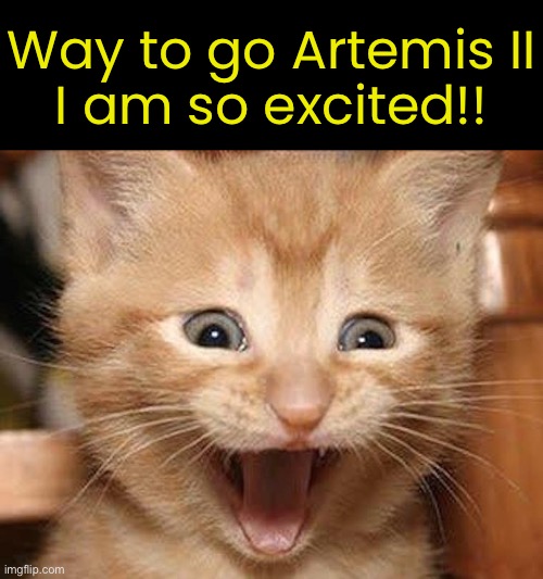 Splashdown! | Way to go Artemis II
I am so excited!! | image tagged in nasa,artemis,amen,great work | made w/ Imgflip meme maker