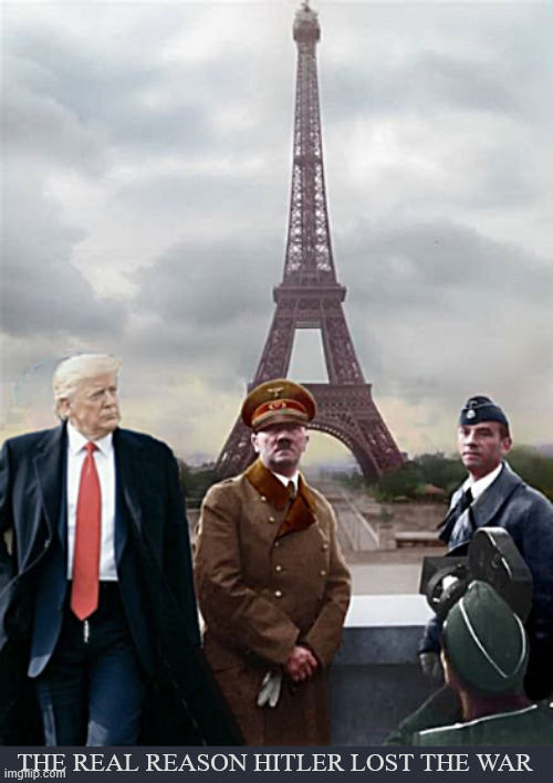 The Real Reason Hitler Lost WWII | The real reason Hitler lost the war | image tagged in the real reason hitler lost wwii,hitler's understudy,everything trump touches turns to shit,hitler meets trump,maga mistake | made w/ Imgflip meme maker