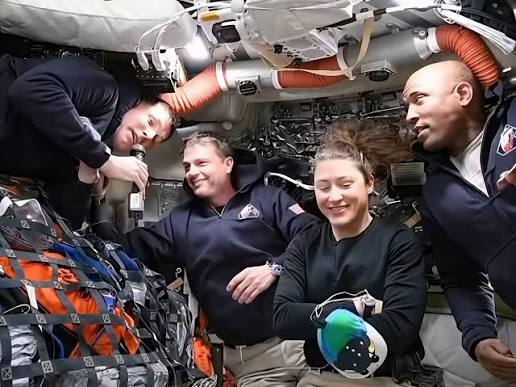 Artemis II crew Blank Meme Template