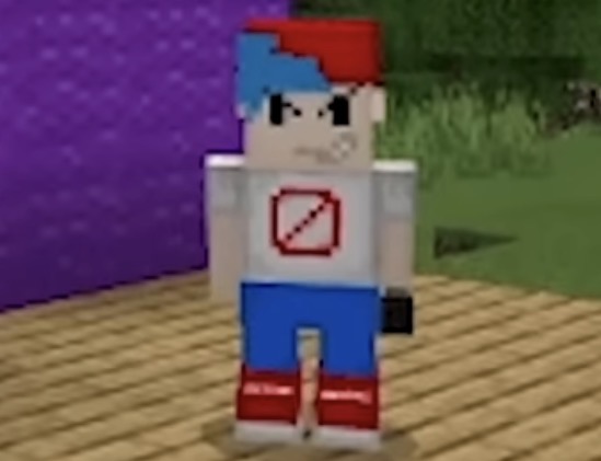 Minraft boy frien Blank Meme Template