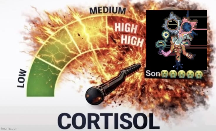 son (high cortisol) | image tagged in son high cortisol | made w/ Imgflip meme maker