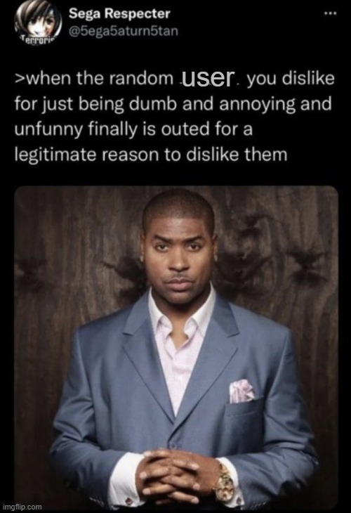 user | made w/ Imgflip meme maker