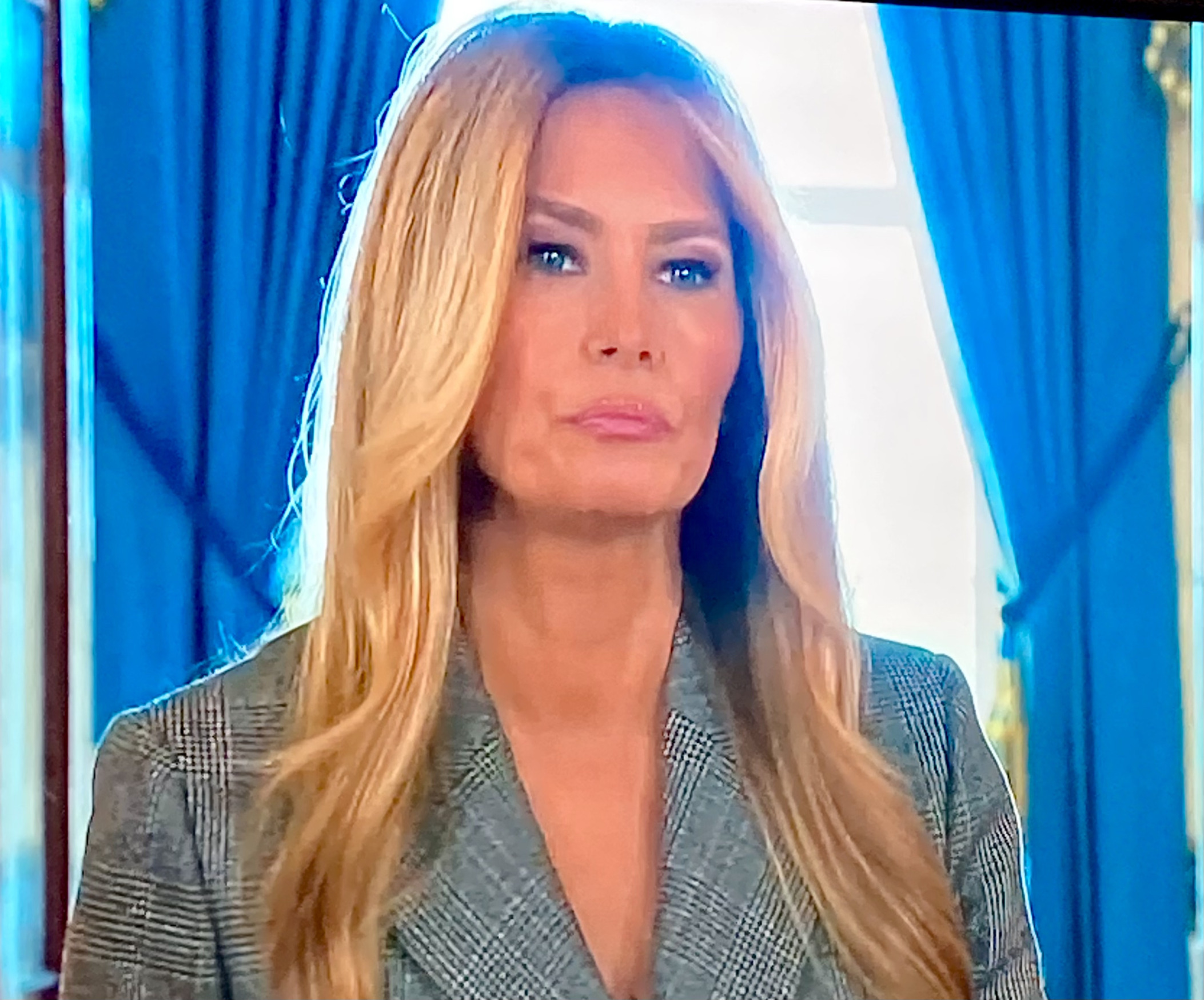 Bulldog Melania Blank Meme Template