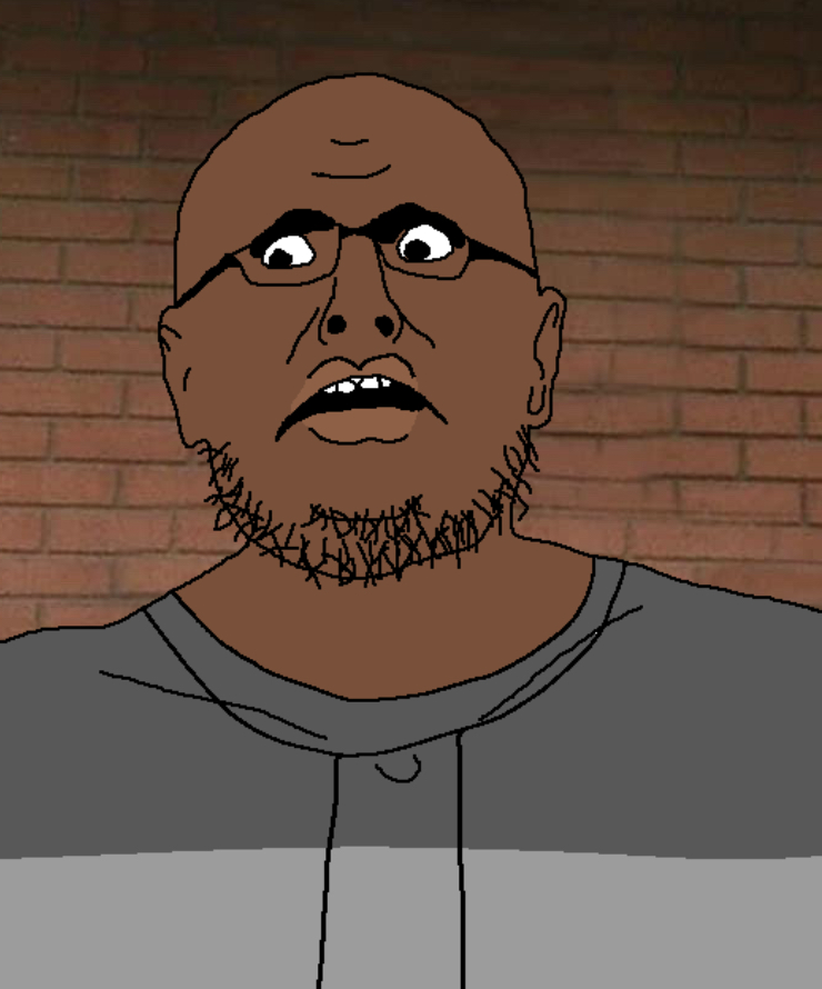 George floyd scared Blank Meme Template