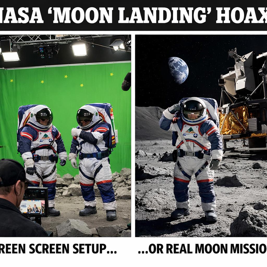NASA Hoax Blank Meme Template