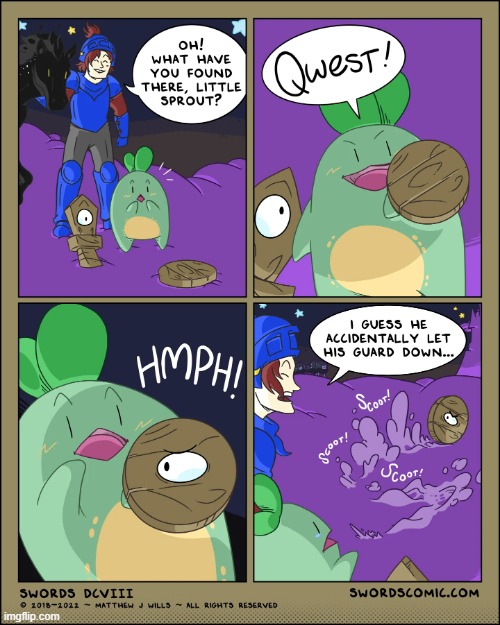 The Wooden Shield | image tagged in swords,sprout,quest,shield,guard,down | made w/ Imgflip meme maker