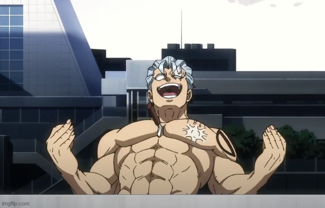 image tagged in laughing anime guy | made w/ Imgflip meme maker