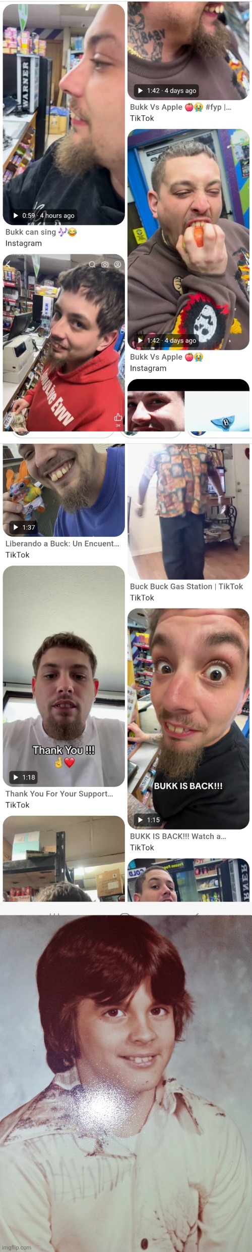 Tik tok doppelganger | image tagged in bukk | made w/ Imgflip meme maker
