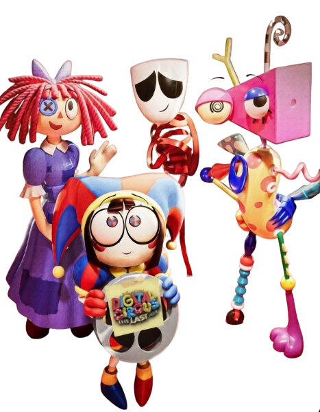 Four tickets to The Amazing Digital Circus Final Act Blank Meme Template