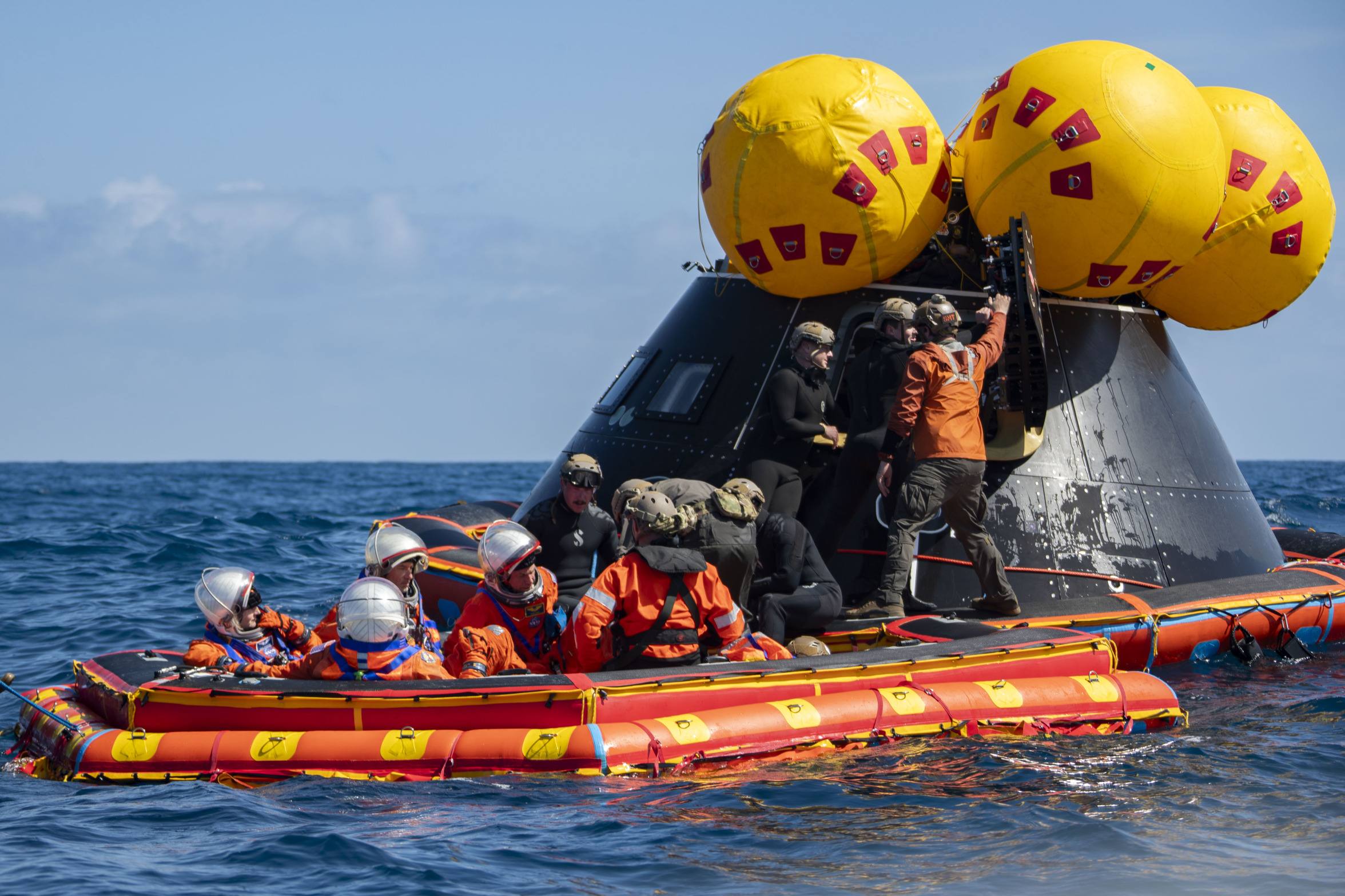 Artemis 2 recovery Blank Meme Template