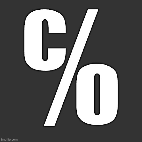 Letter | ℅ | image tagged in letter | made w/ Imgflip meme maker