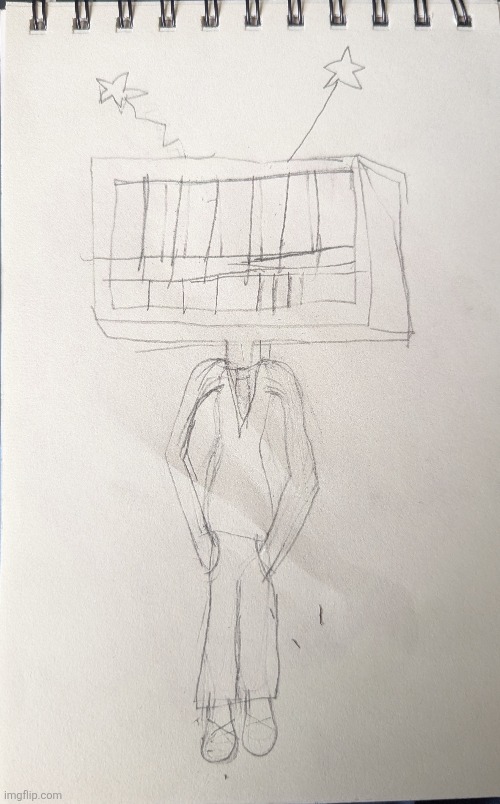 Ok not really undertale related but I drew myself | made w/ Imgflip meme maker