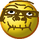 Soyjak tasting something sour emoji Meme Template