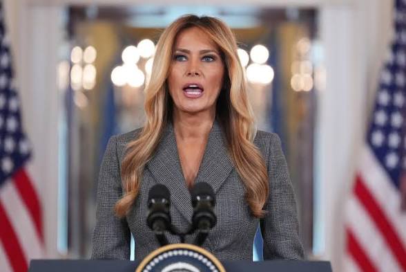Melania Press Statement Blank Meme Template