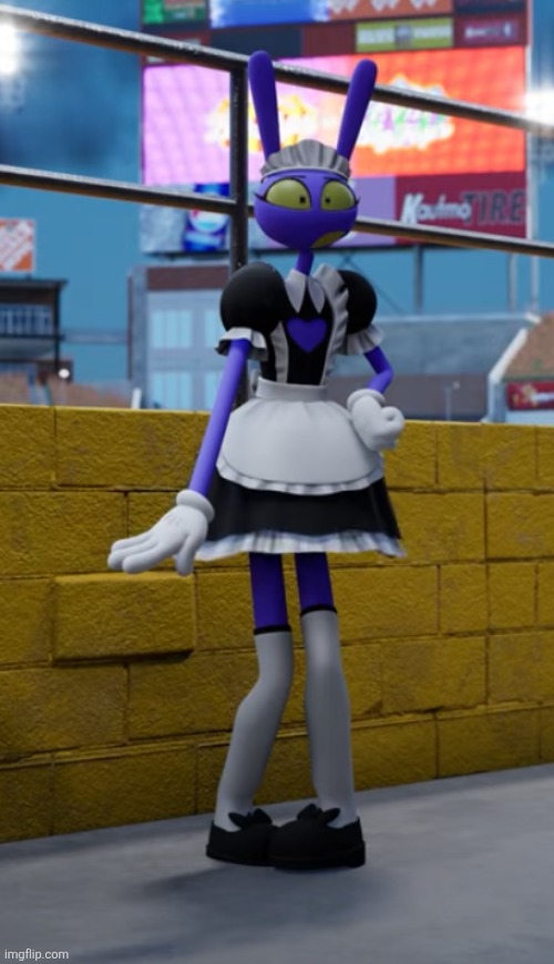 Maid Jax | image tagged in maid jax | made w/ Imgflip meme maker