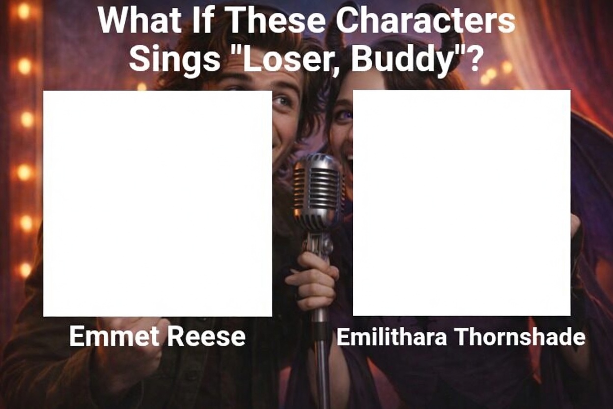 What If These Characters Sings "Loser, Buddy"? Blank Meme Template