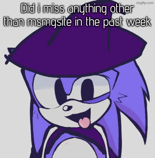 pace | Did i miss anything other than msmgsite in the past week | image tagged in pace | made w/ Imgflip meme maker