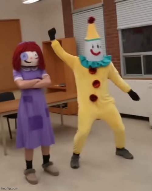 ragatha and kaufmo | image tagged in the amazing digital circus,content farms | made w/ Imgflip meme maker