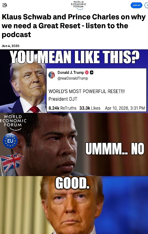 They're going down. The entire globalist tyranny project. Finally! | image tagged in globalism,politics,jordan peele sweating,donald trump,iran | made w/ Imgflip meme maker