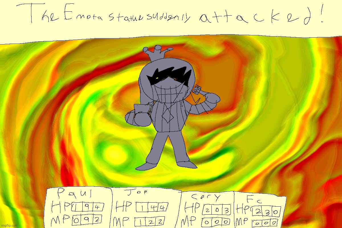 quick sketch i did that is DEFINITELY NOT inspired by ANYTHING at all wink wink. | made w/ Imgflip meme maker