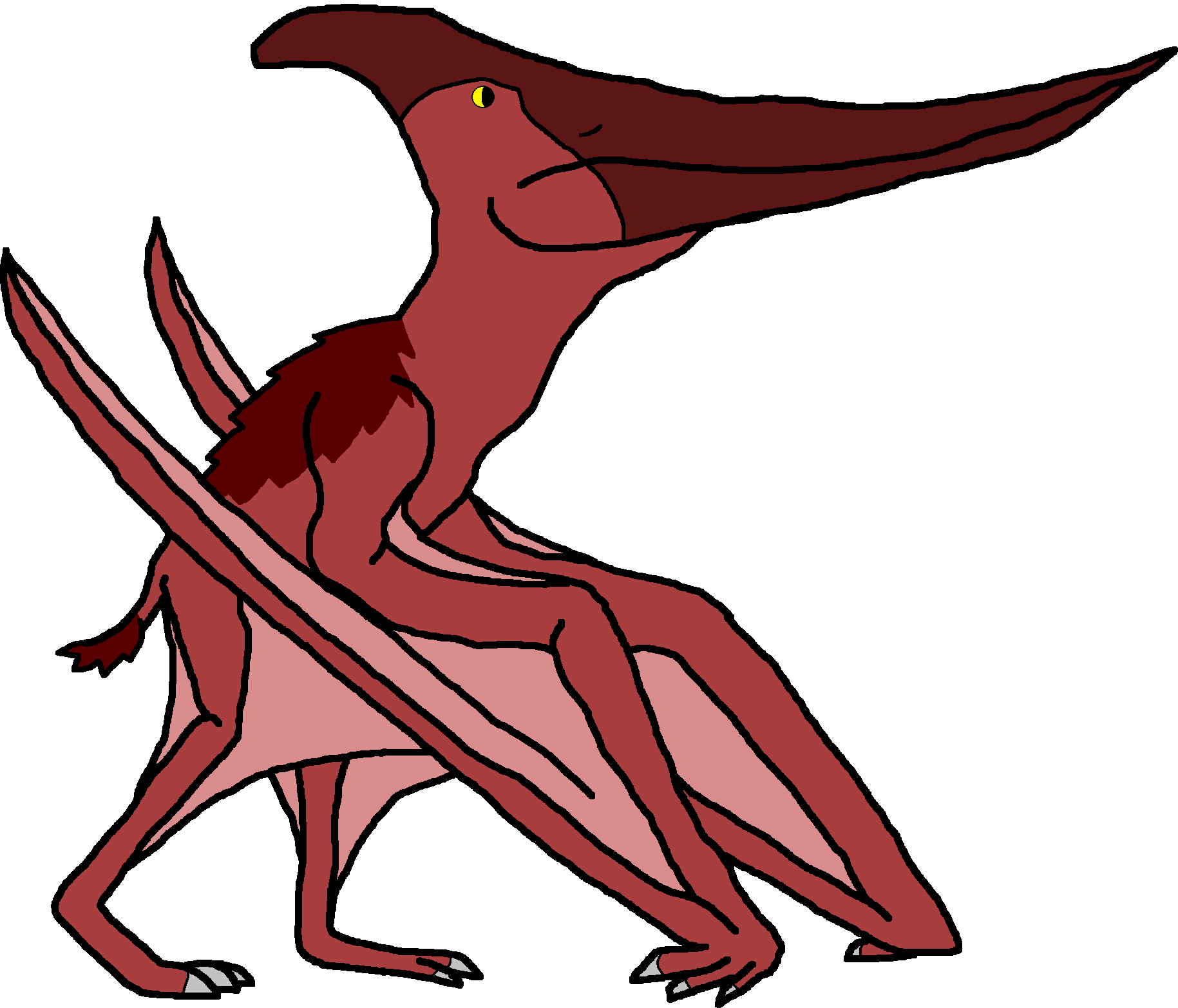 Female Pteranodon Variant A (Paleoverse + EOIverse) Blank Meme Template