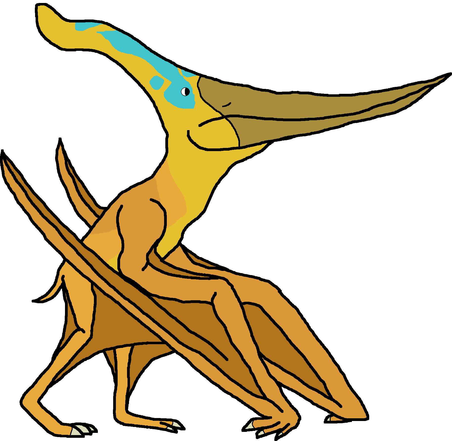 Male Pteranodon Variant D (Paleoverse + EOIverse) Blank Meme Template