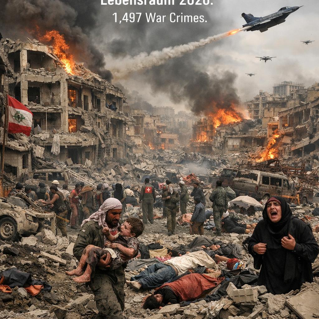 Lebensraum 2026. Lebanon. Blank Meme Template