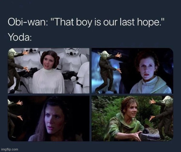 Our Last Hope | image tagged in star wars,yoda | made w/ Imgflip meme maker