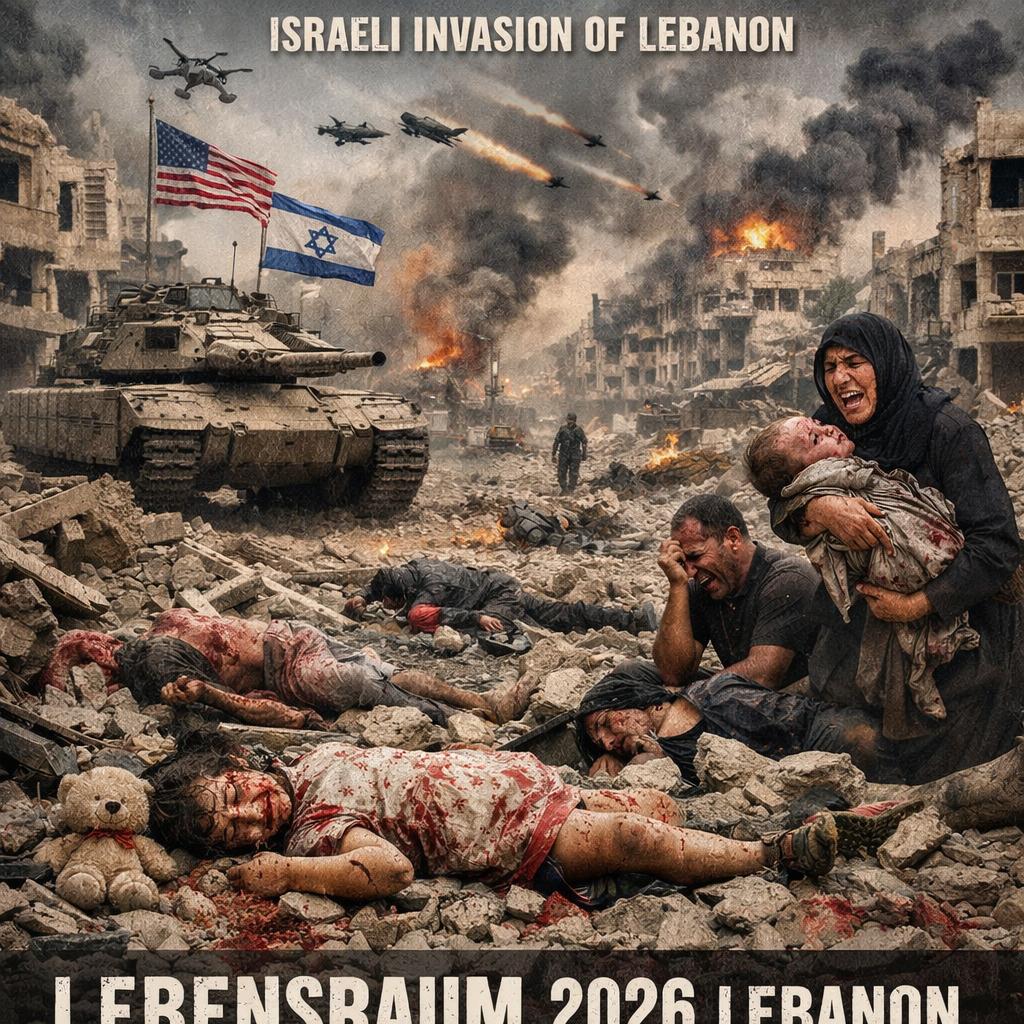 Lebensraum 2026. Lebanon. Blank Meme Template