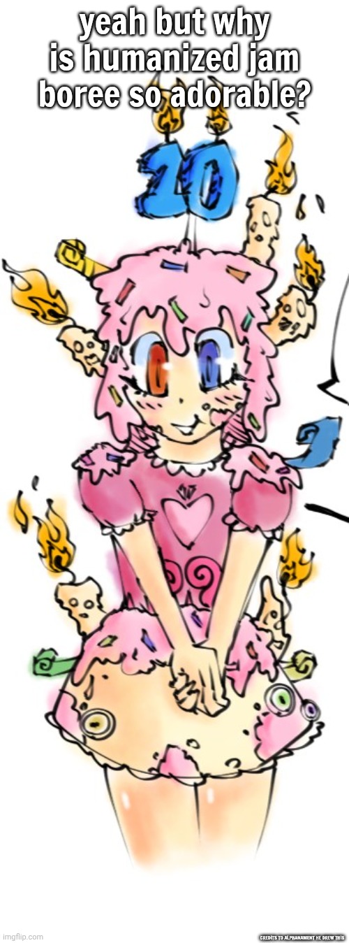 yes im hereby breaking my promise it was just so hard to resist the urges | yeah but why is humanized jam boree so adorable? credits to alphanament he drew this | image tagged in msm,my singing monsters,jam boree,humanize,art | made w/ Imgflip meme maker