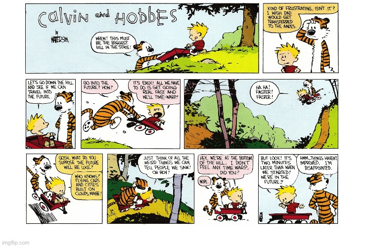 image tagged in calvin and hobbes,comics | made w/ Imgflip meme maker