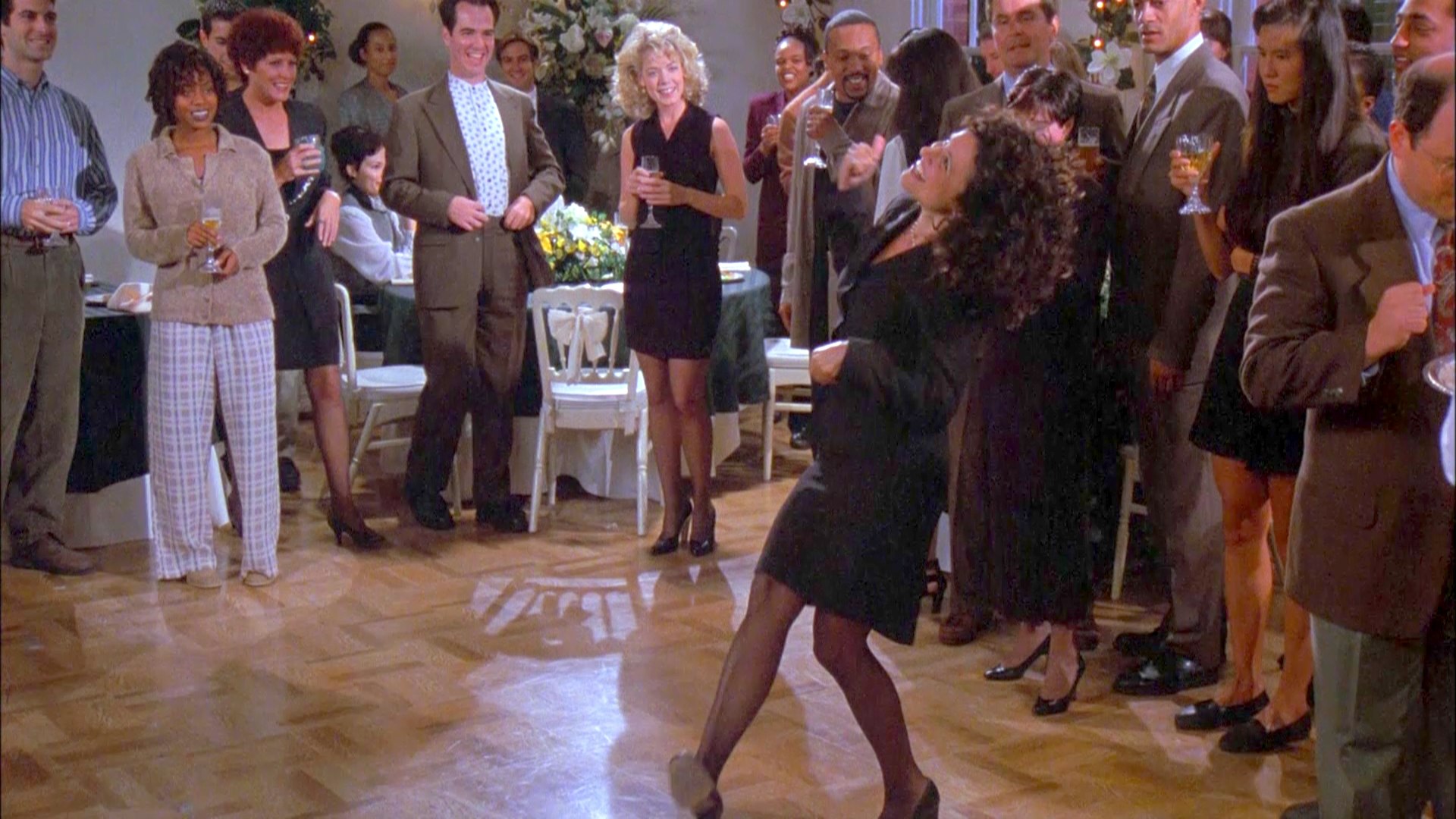 Elaine dancing Blank Meme Template