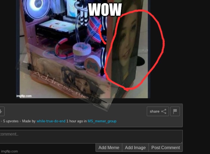 wow | made w/ Imgflip meme maker