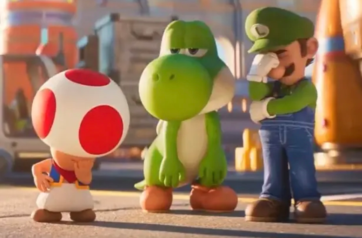 Toad, Yoshi and Luigi disappointed face Blank Meme Template