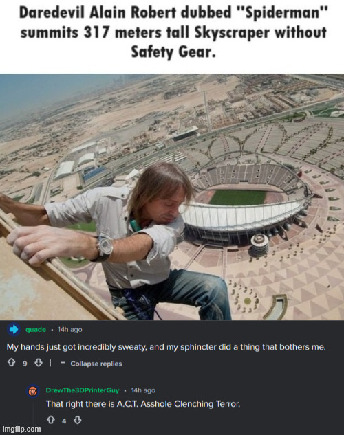 The Real Spiderman | image tagged in spiderman,alain robert,lattice climbing,climbing memes,history,latticeclimbing | made w/ Imgflip meme maker