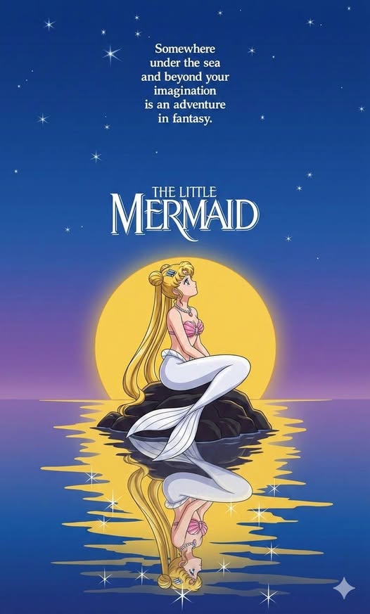 The Little Mermaid (1989) Blank Meme Template