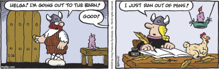 Hagar The Horrible | image tagged in comics | made w/ Imgflip meme maker