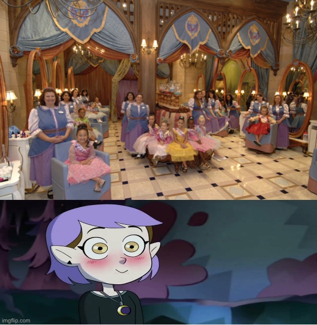 Amity Blight Loves Bibbidi Bobbidi Boutique? | image tagged in who loves bibbidi bobbidi boutique,amity blight,the owl house,disneyland,walt disney world,disney world | made w/ Imgflip meme maker