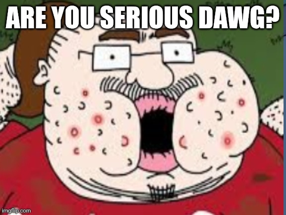 Discord weeb | Are you serious dawg? | image tagged in discord moderator | made w/ Imgflip meme maker