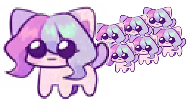 Big Cat Sashley and Mini Cat Sashleys Meme Template