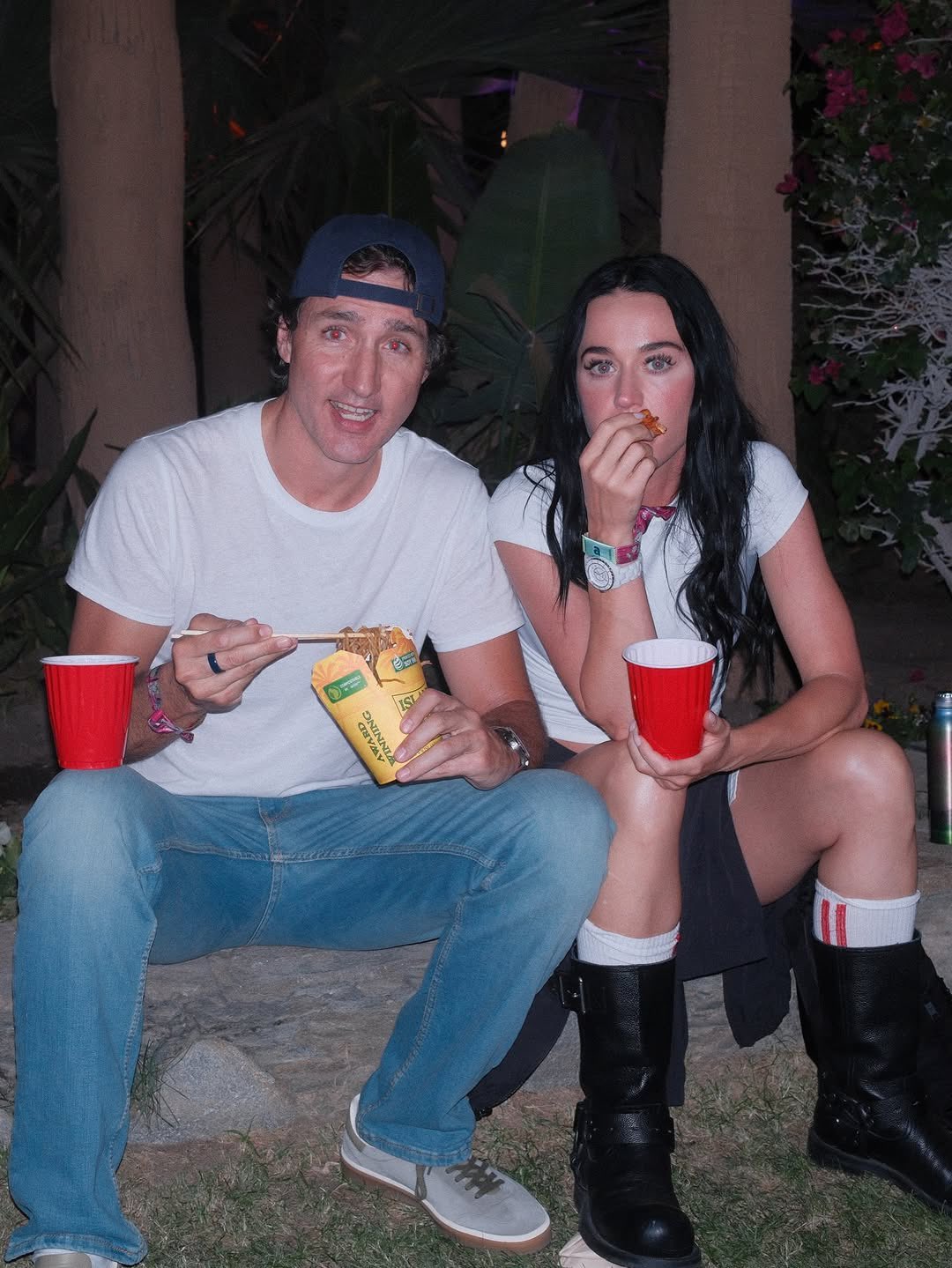 Justin Trudeau and Katy Perry Blank Meme Template