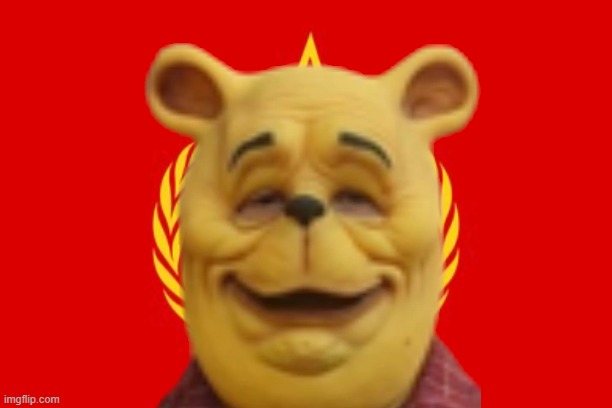 nerdy pooh bear | image tagged in cccp flag,winnie the pooh,nerd,pooh | made w/ Imgflip meme maker
