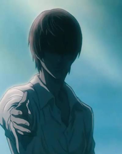 Light Yagami reaching out Blank Meme Template
